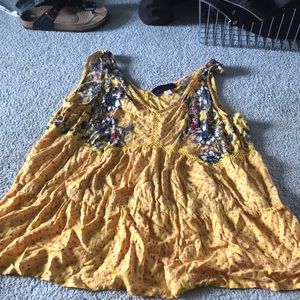 Flowy yellow top